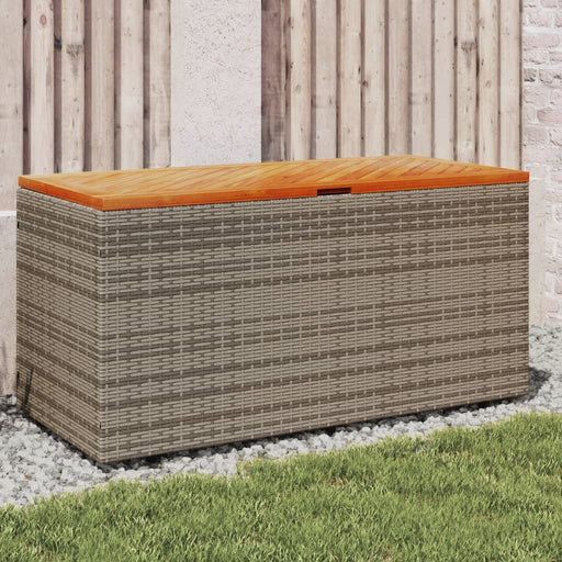 Tuinbox Poly Rattan En Acaciahout