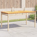 Tuintafel Poly Rattan En Acaciahout