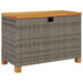 Tuinbox Poly Rattan En Acaciahout