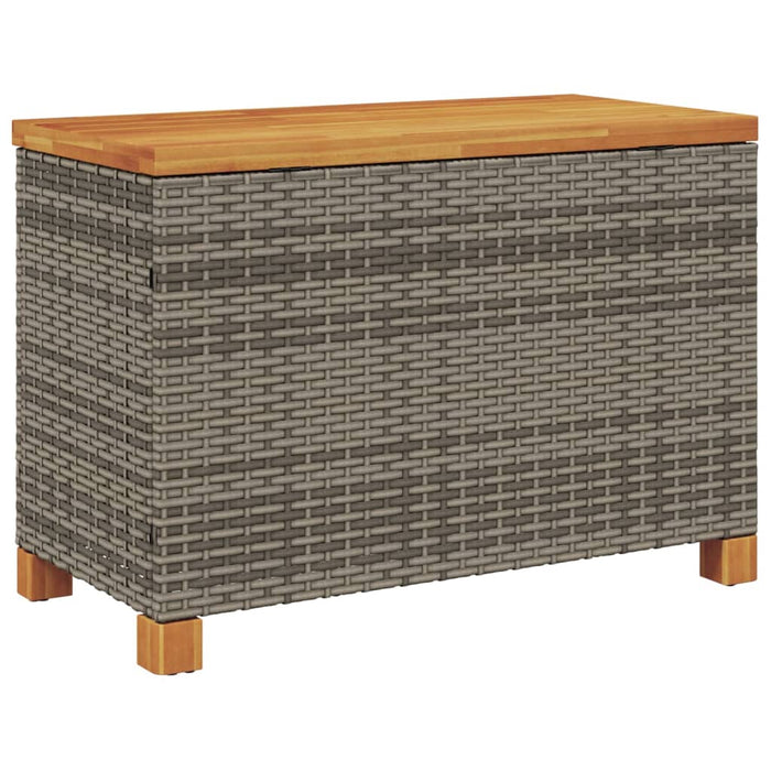 Tuinbox Poly Rattan En Acaciahout