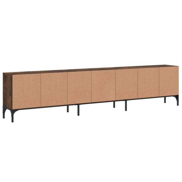 Tv-Meubel Met Lade 200X25X44 Cm Bewerkt Hout Kleur