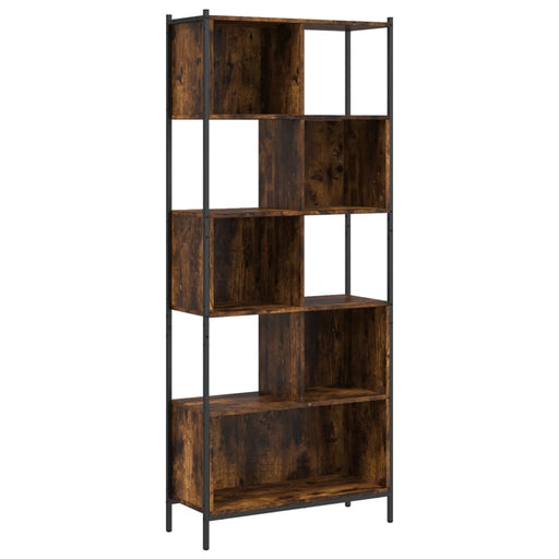 Boekenkast 72X28X72 Cm Bewerkt Hout Kleurig