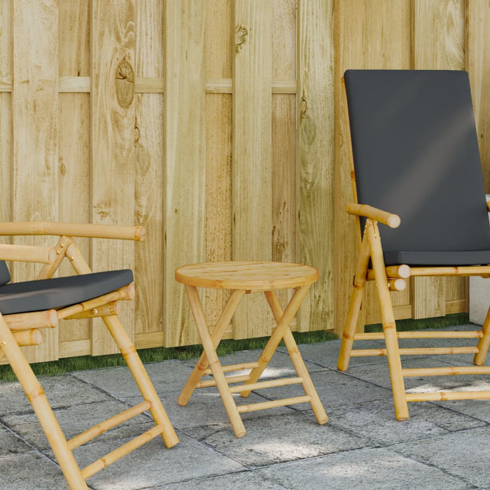 Tuintafel Inklapbaar Ø Bamboe