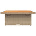 Tuintafel Poly Rattan En Acaciahout