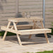 Picknicktafel 105X134X75 Cm Massief Grenenhout