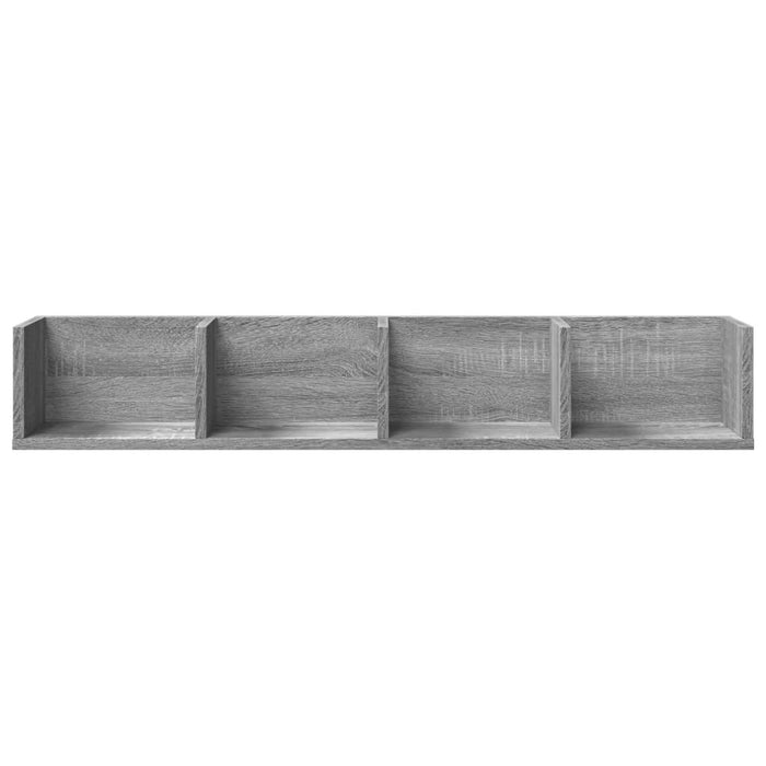 Wandkast 99X18X16,5 Cm Bewerkt Hout Eikenkleurig