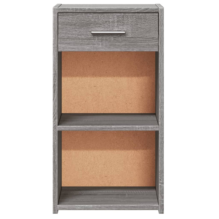 Nachtkastjes 2 St 35X34X65 Cm Bewerkt Hout Grijs Sonoma Eiken