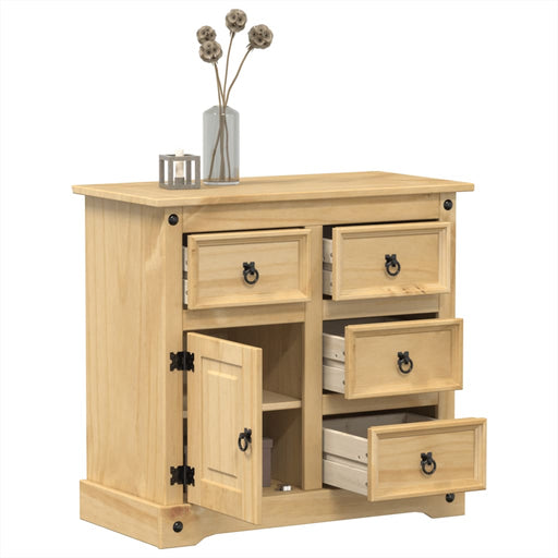 Dressoir Corona 87X40X76 Cm Massief Grenenhout