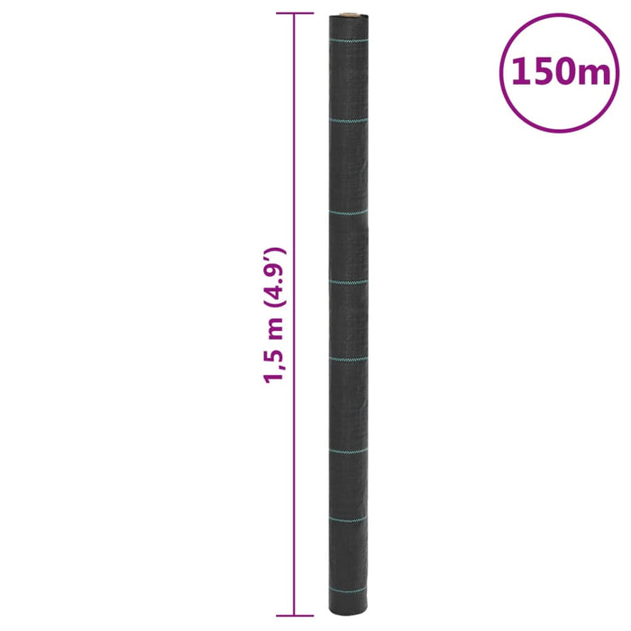 Worteldoek 1,5X150 M Polypropeen