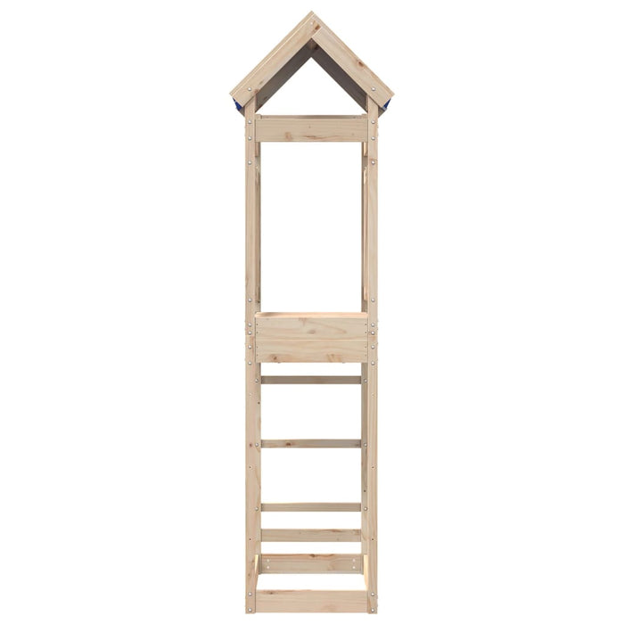 Speeltoren 85X52,5X239 Cm Massief Grenenhout