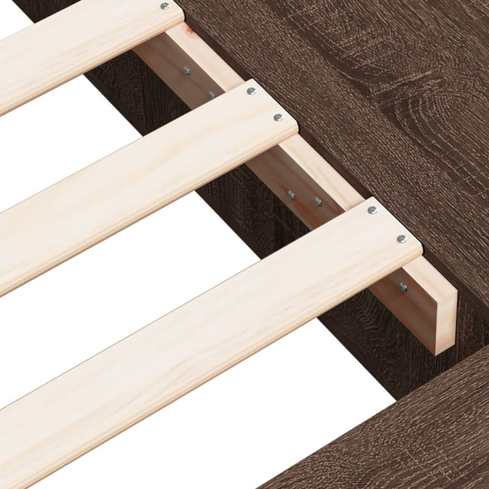 Bedframe Bewerkt Hout