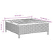 Tuintafel 70X70X25 Cm Poly Rattan En Acaciahout