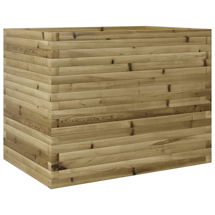 Plantenbak 90X60X68,5 Cm Geïmpregneerd Grenenhout Naturel Geïmpregneerd