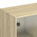 Hoge Kast Met Deuren 68X37X109 Cm Bewerkt Hout Sonoma Eiken