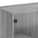 Hoge Kast Met Deuren 68X37X109 Cm Bewerkt Hout Grijs Sonoma