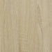 Dressoir 102X37X75,5 Cm Bewerkt Hout Sonoma Eikenkleurig