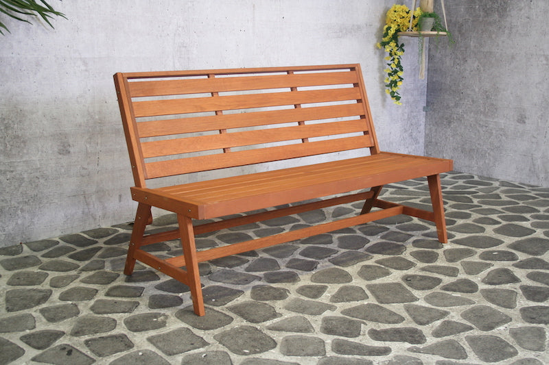 150cm. Banc de jardin en teck Meranti