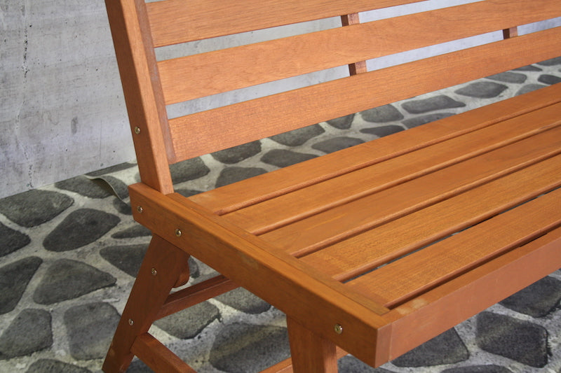 150cm. Banc de jardin en teck Meranti