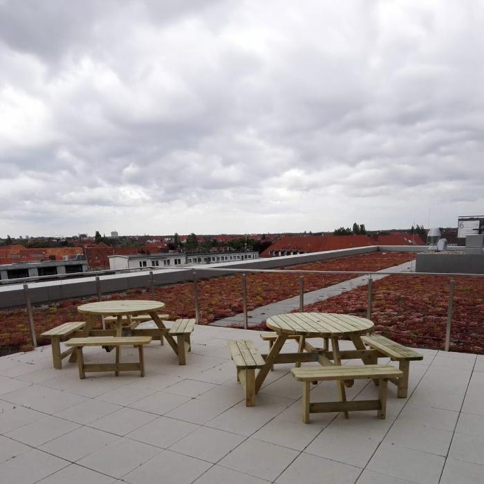 Picknicktafel rond voor gemeenten