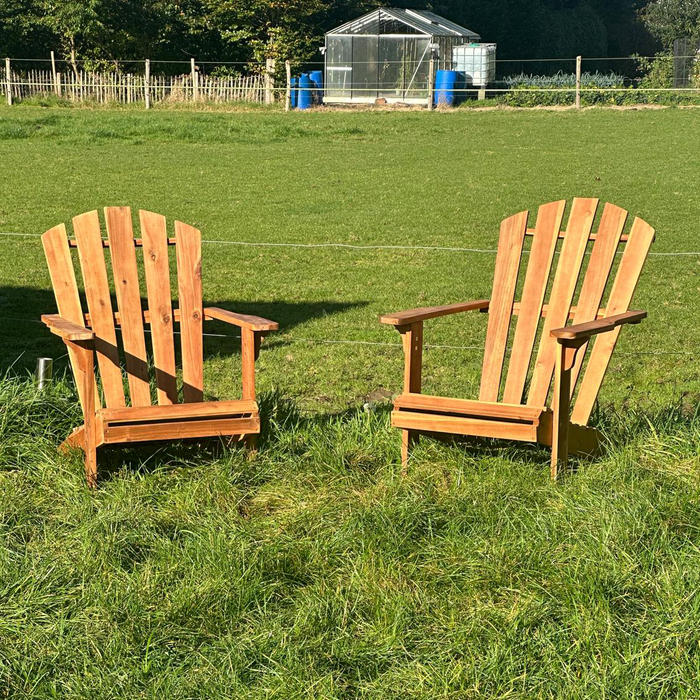 Gartenstuhl Adirondack Massives Akazienholz