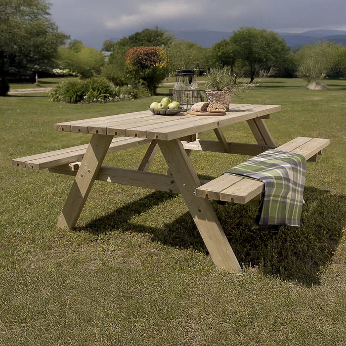 Picknicktafel Max 180 - 42 mm. dikte | PINEFLOW