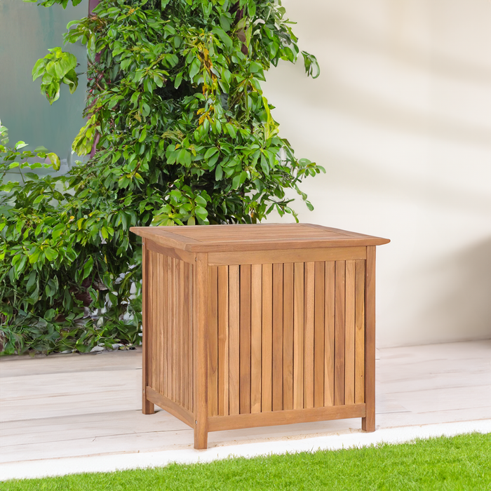 Gartenbox aus massivem Teakholz