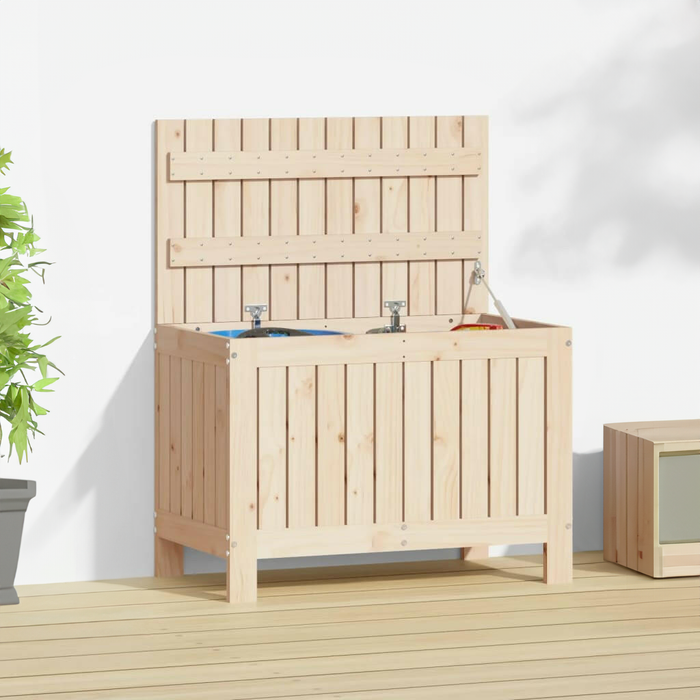 Gartenbox 76x42,5x54 cm aus massivem Kiefernholz