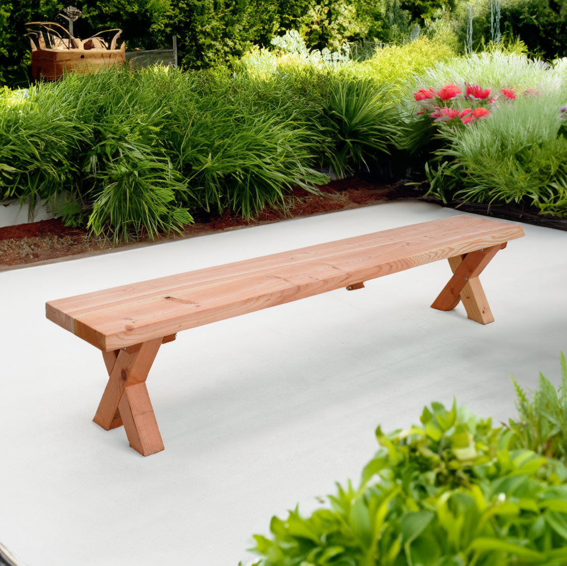 Bancs de jardin en bois Douglas